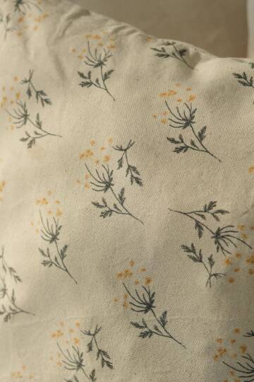 Dal Desen Kanvas Pamuk 45x45 Kırlent Kılıfı - 2