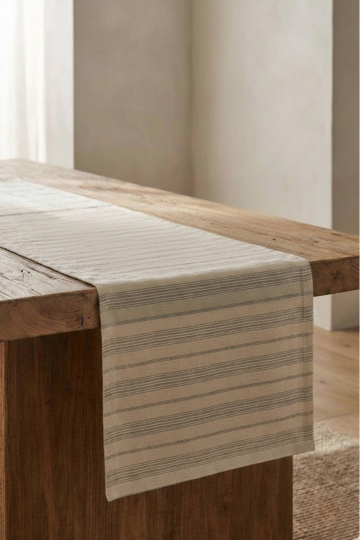 Gri Çizgili Runner 140x40 - 3