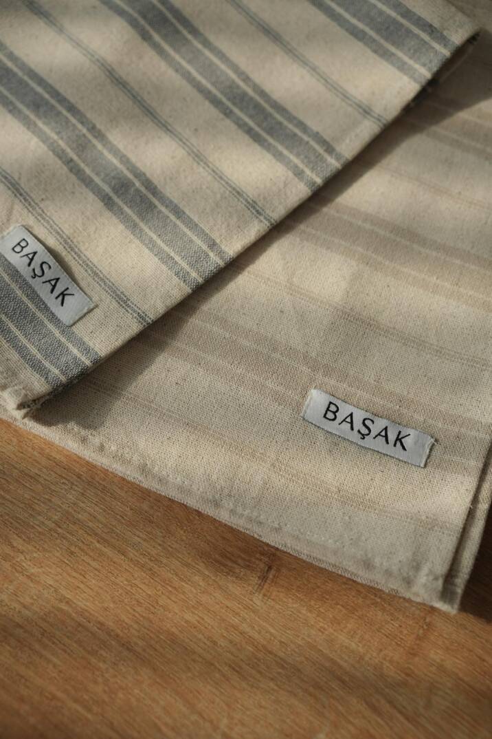 Tekli Kahve Çizgili Mutfak Havlusu 45x55 - 4