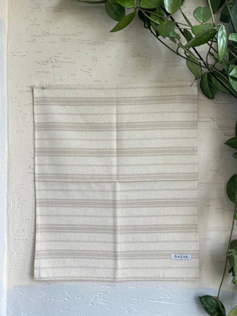 Tekli Kahve Çizgili Mutfak Havlusu 45x55 - 2