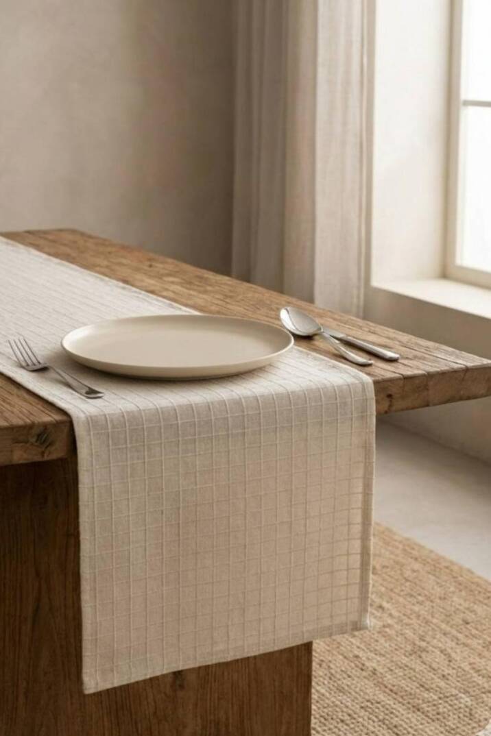 Kare Dokulu Runner  140x40 - 2