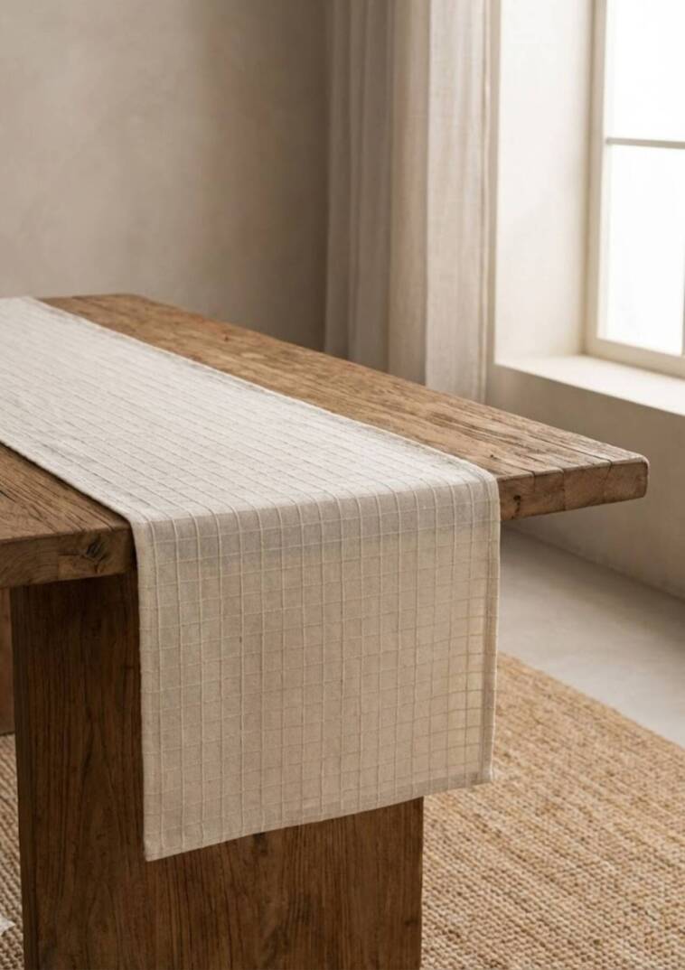 Kare Dokulu Runner  140x40 - 4