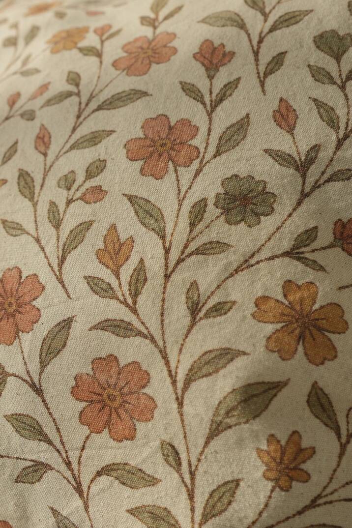 Kır Çiçeği Kanvas %100 Pamuk 45x45 Kırlent Kılıfı - 2