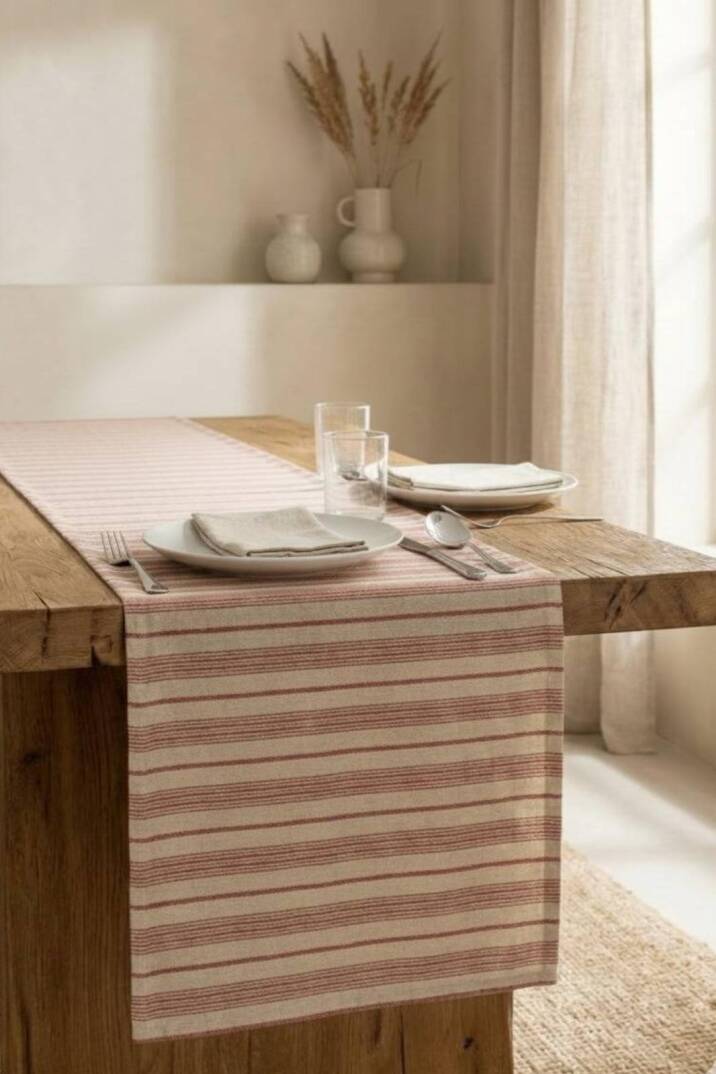 Kırmızı Çizgili Runner 140x40 - 2