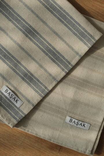 Tekli Mavi Çizgili Mutfak Havlusu 45x55 - 4