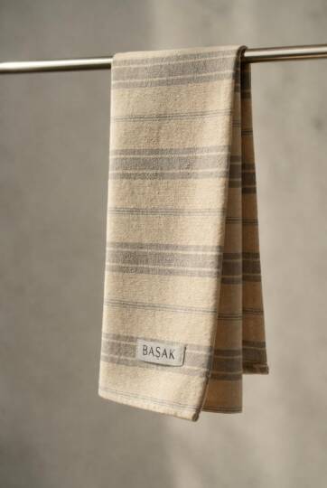 Tekli Mavi Çizgili Mutfak Havlusu 45x55