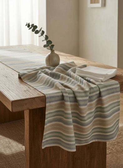 Renkli Çizgili Runner 140x40 - 2